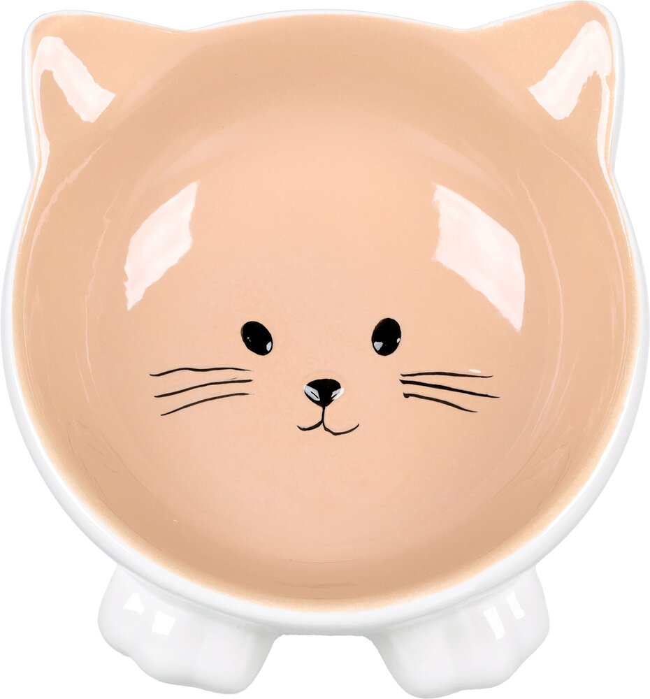 Eet- en drinkpot Puzi Taupe
