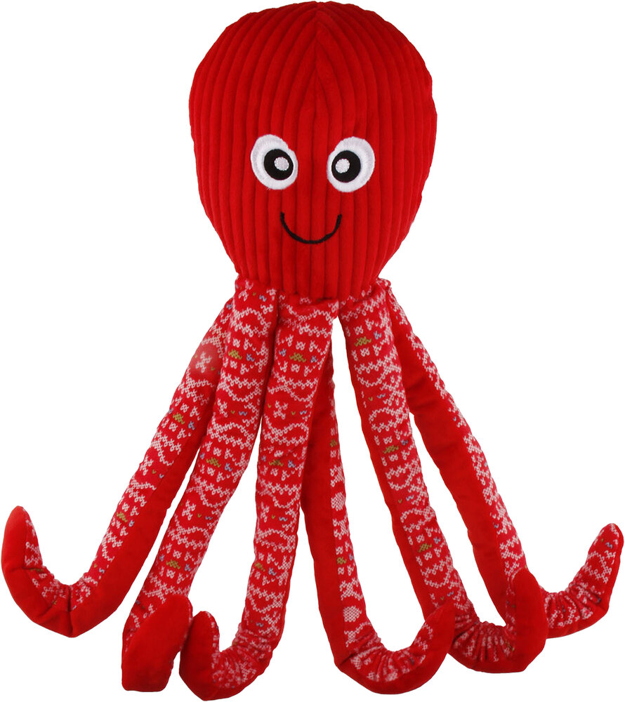 Kerst Speelgoed Pulpa Octopus Rood