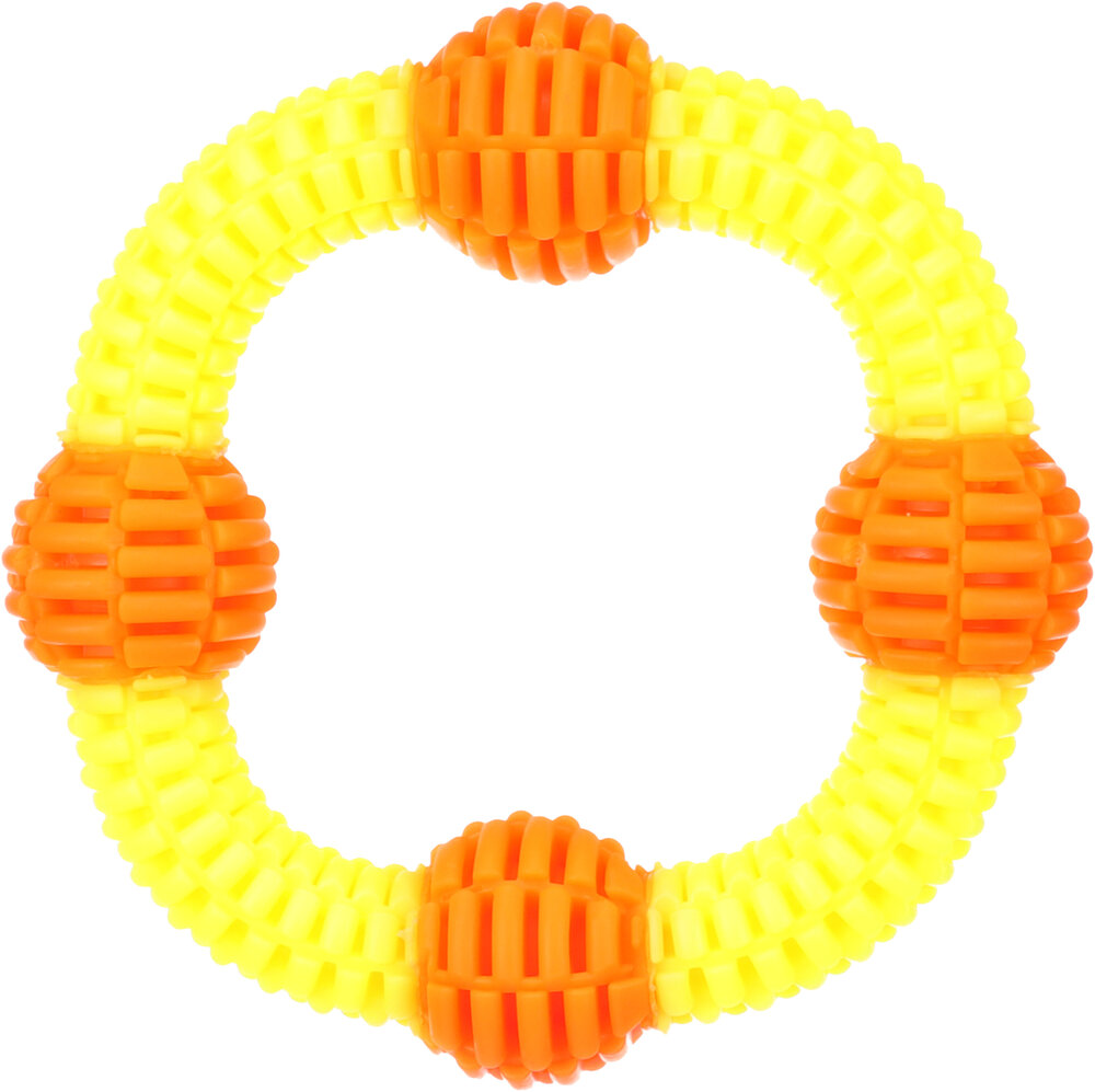 Speelgoed Lipa Ring met bal Geel &amp; Oranje