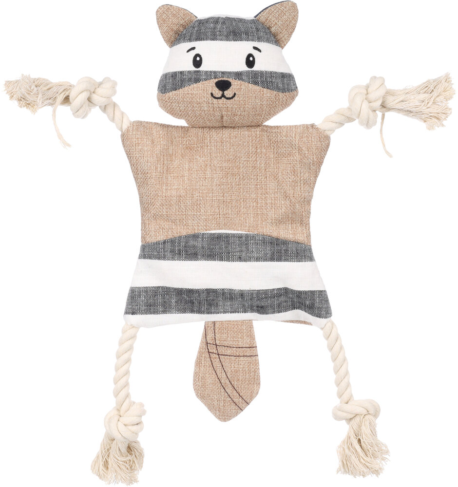 Speelgoed Wigri Beer met touw Beige