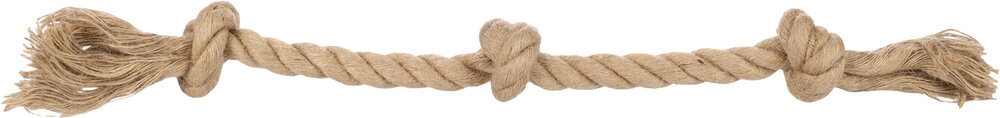 Speelgoed Kush Touw met 3 knopen Bruin