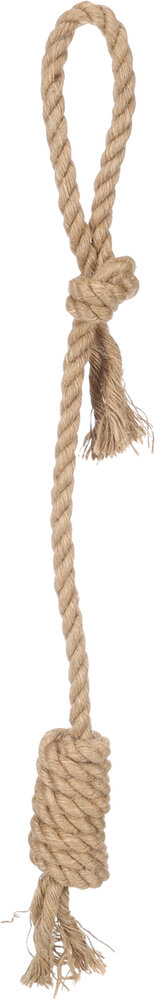 Speelgoed Kush Trektouw met 2 knopen Twist Bruin