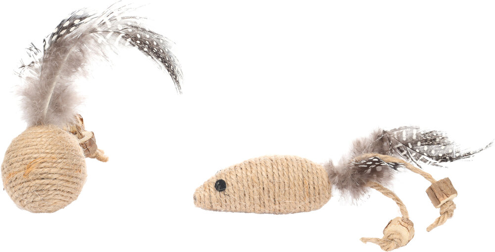 Speelgoed Yutsa Bal &amp; Muis Bruin