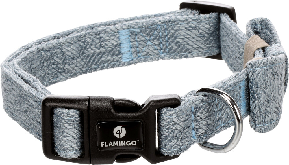 Halsband met strik Nelson Blauw