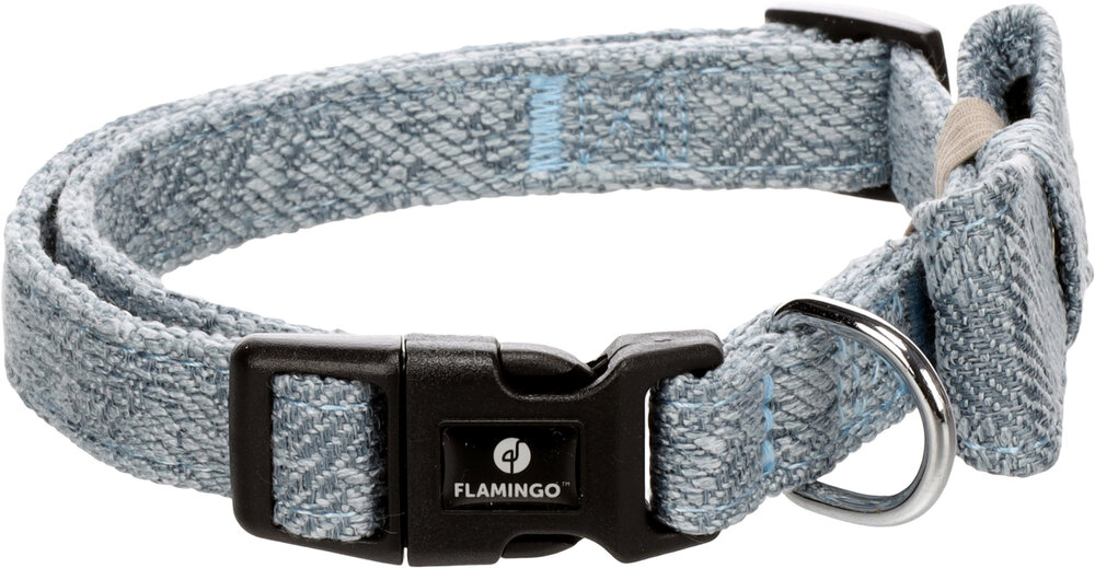 Halsband met strik Nelson Blauw