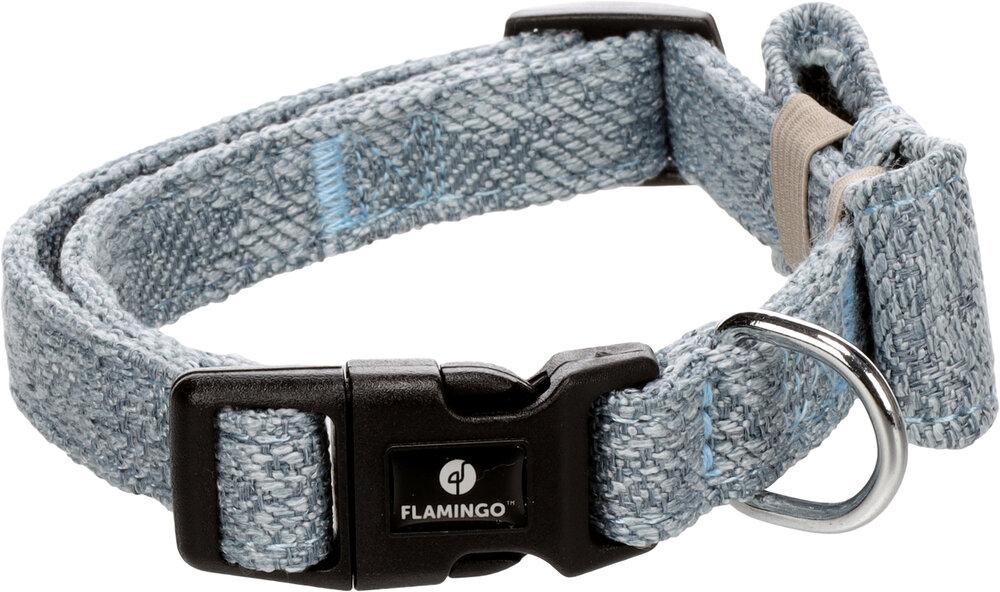 Halsband met strik Nelson Blauw