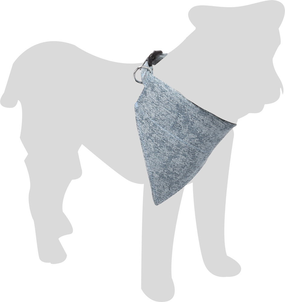 Halsband met bandana Nelson Blauw