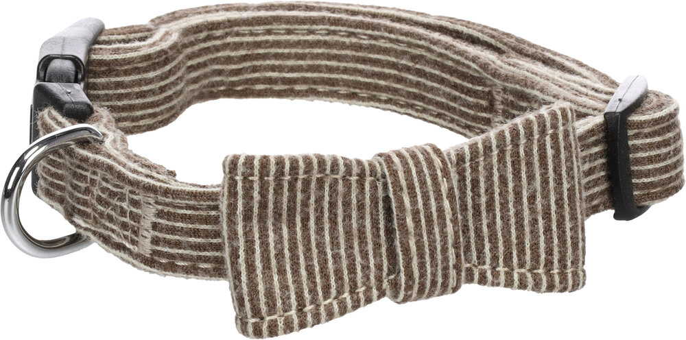 Halsband met strik Herbert Lichtbruin