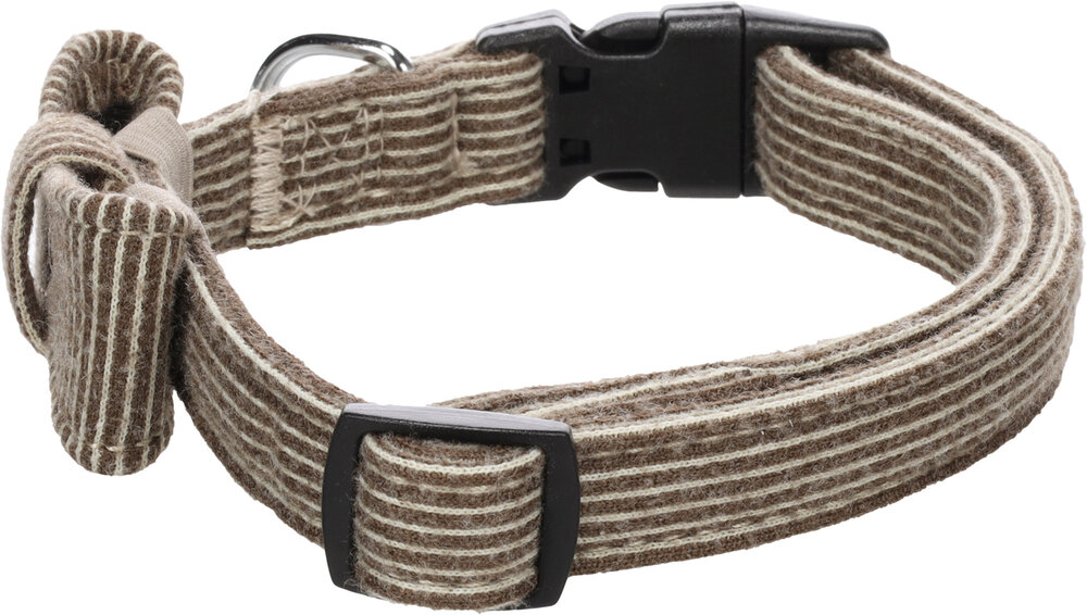 Halsband met strik Herbert Lichtbruin