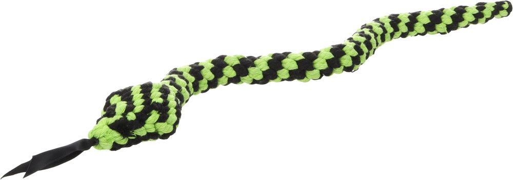 Speelgoed Flocco Slang &amp; Touw Geweven Groen