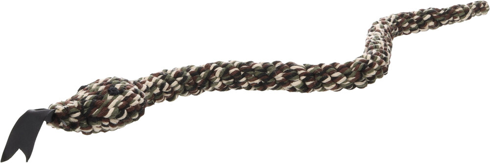 Speelgoed Flocco Slang &amp; Touw Geweven Kaki