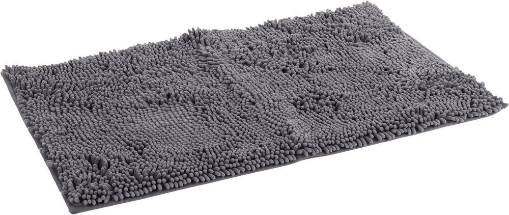 Droogloopmat Fluffy Rechthoekig Grijs
