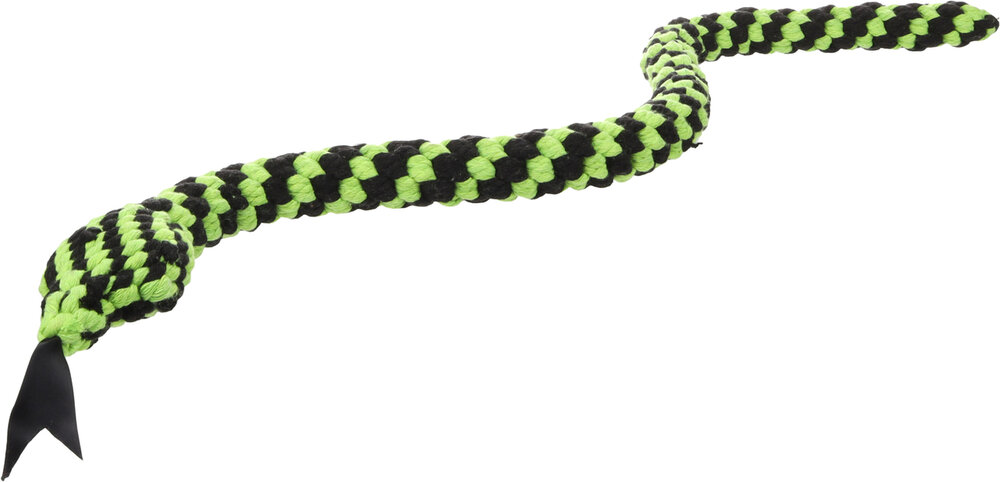 Speelgoed Flocco Slang &amp; Touw Geweven Groen