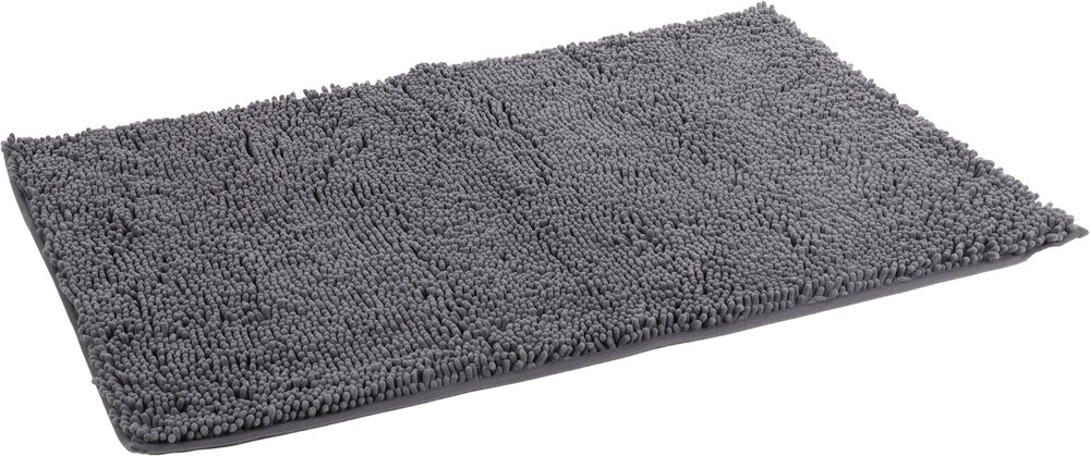 Droogloopmat Fluffy Rechthoekig Grijs
