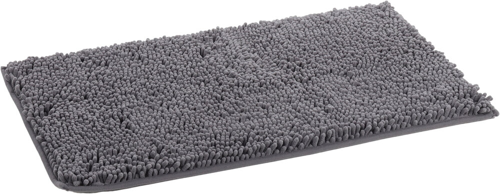 Droogloopmat Fluffy Rechthoekig Grijs