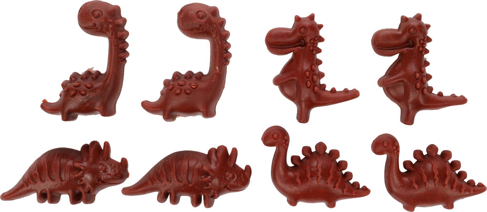 Snack Veggie Dino met aardbei Rood