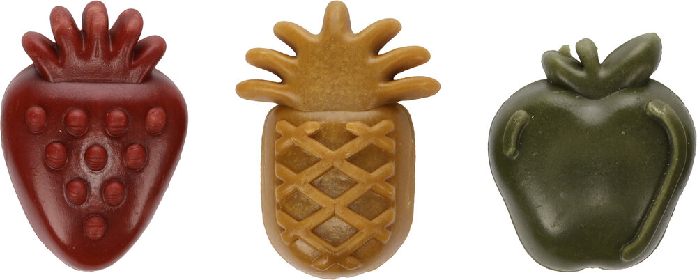 Snack Veggie Fruitmix met aardbei &amp; met ananas &amp; met appel Meerkleurig