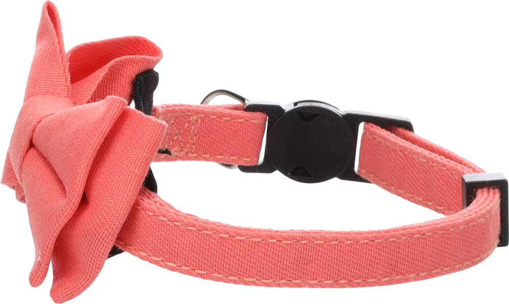 Halsband met strik Lomi Zalmroze