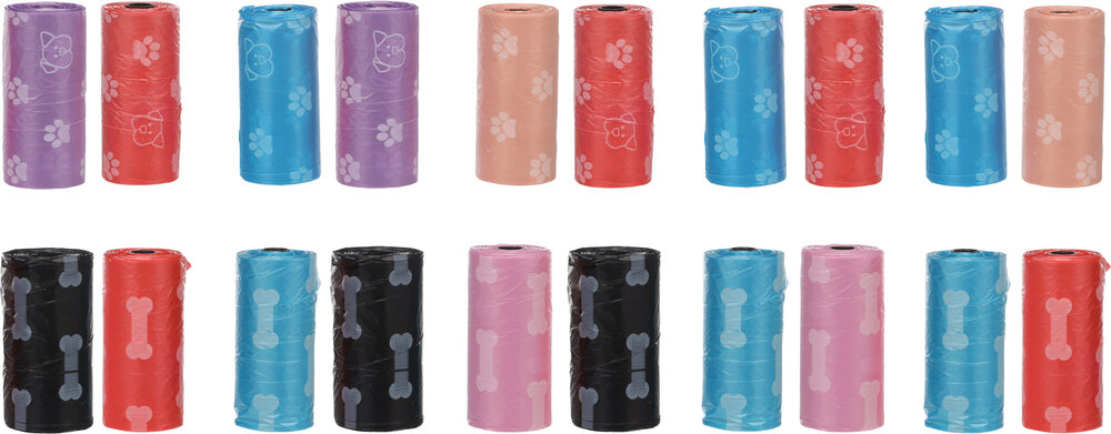 Poepzak Basic Bones-Paws Meerkleurig