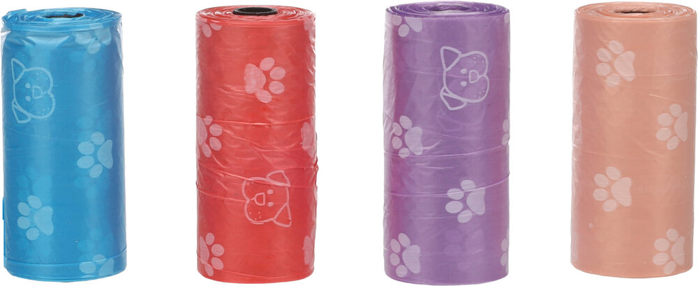 Poepzak Basic Paws Meerkleurig