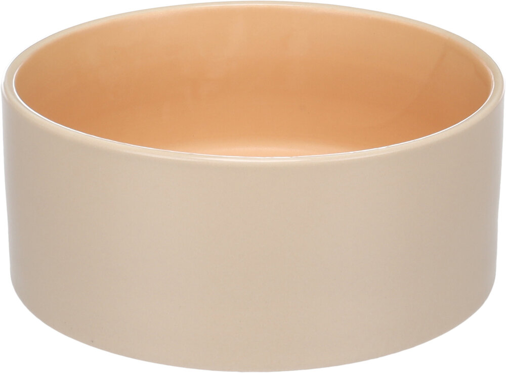 Eet- en drinkpot Anca Rond Beige &amp; Oranje