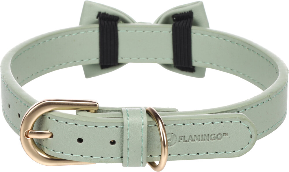 Halsband met strik Nela Muntgroen