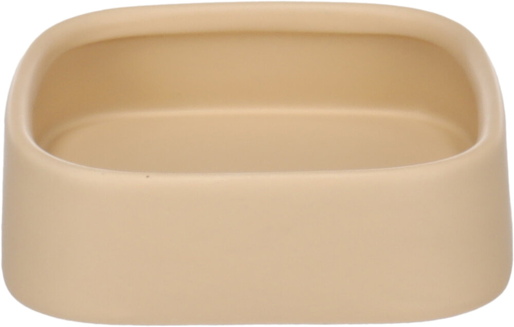 Eet- en drinkpot Cavia Zara Vierkant Beige