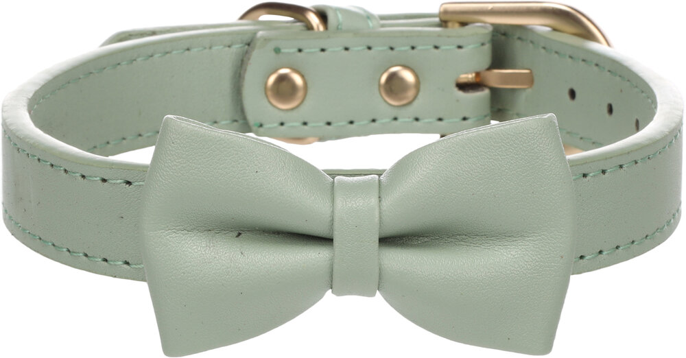 Halsband met strik Nela Muntgroen