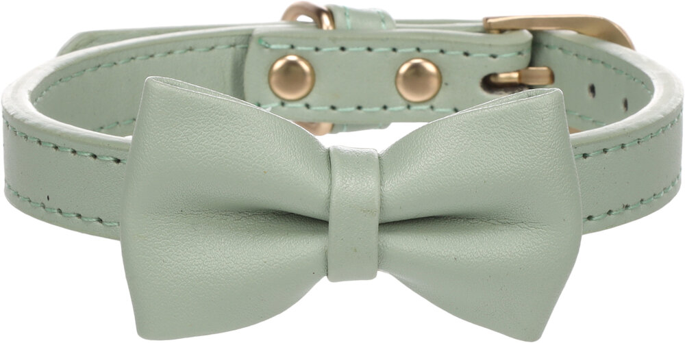 Halsband met strik Nela Muntgroen