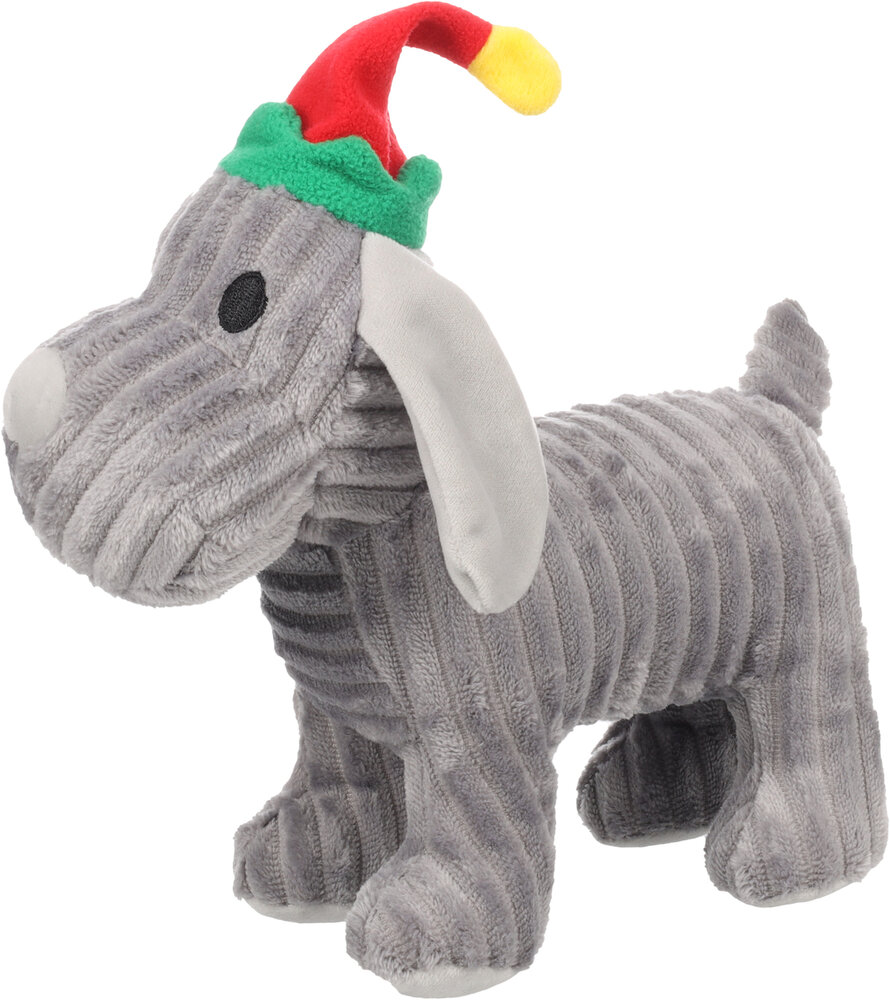 Kerst Speelgoed Aviana Hond Grijs