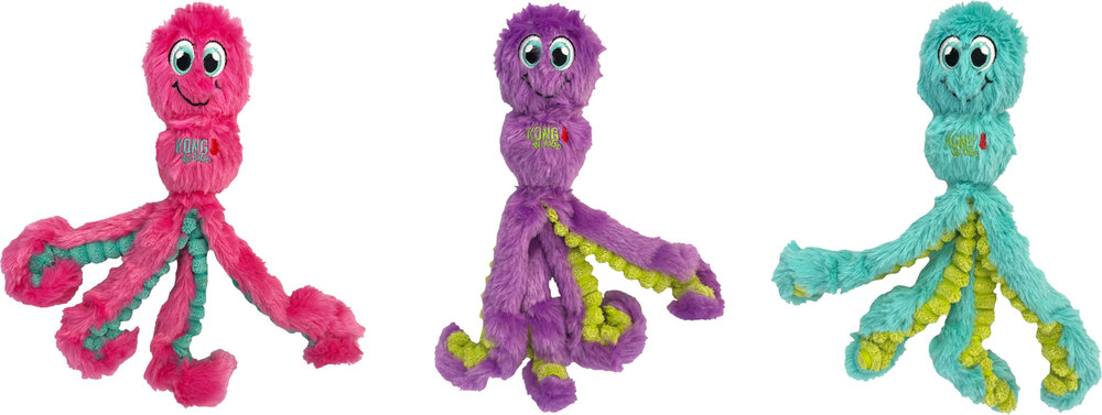 Kong Speelgoed Wubba Octopus Meerdere kleuren