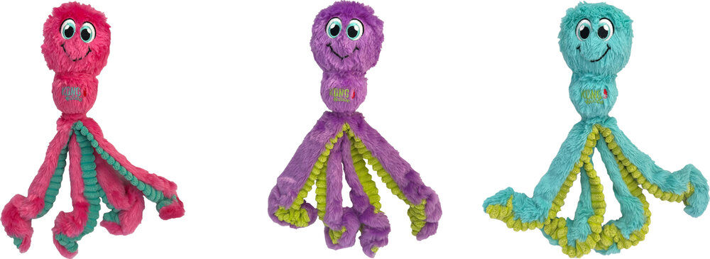 Kong Speelgoed Wubba Octopus Meerdere kleuren