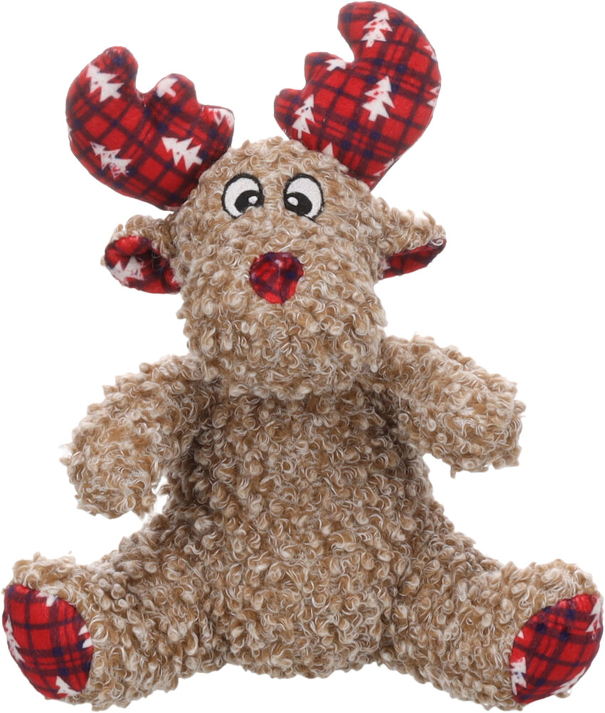 Kerst Speelgoed zittend Krola Rendier Bruin