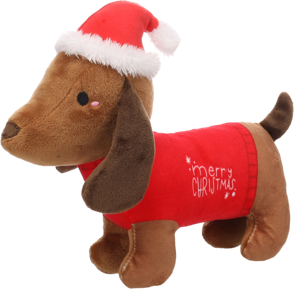 Kerst Speelgoed Tikko Hond Bruin