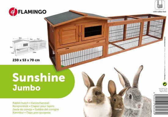 Konijnenhok Jumbo Classic Bruin