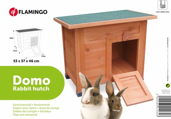 Konijnenhok Domo Classic Bruin