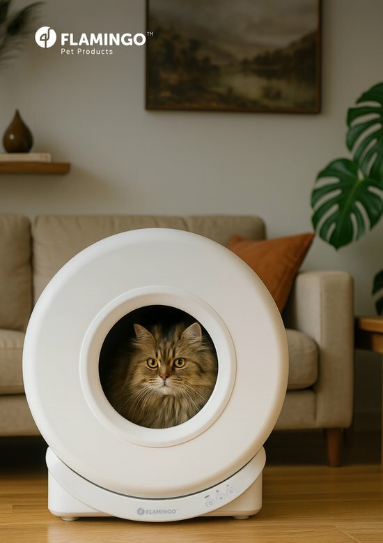 Kattentoilet Atlas Wit