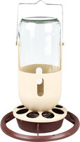 Drink- en voederfontein met opstap Feni Bordeaux &amp; Beige