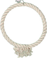Vogelspeelgoed Ring Touw Ecru