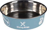 Eet- en drinkpot Kena Rond Blauwgrijs &amp; Zilver
