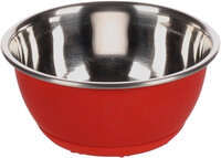 Eet- en drinkpot Tobias Rond Rood &amp; Zilver