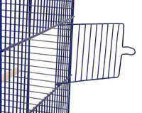 Parkietenkooi Solor Sky Blauw Wit Huis