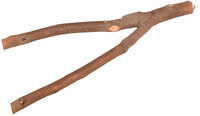 Zitstok Chico V-vorm Bruin - Hout