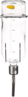 Drinkfles Athina Transparant &amp; Zilver