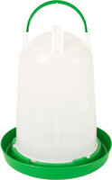 Drinkklok Pluimvee Twist Rond Groen &amp; Wit