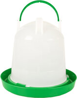Drinkklok Pluimvee Twist Rond Groen &amp; Wit