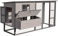 Kippenhok Calypso Cottage Grijs