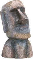 Decoratie Moai Grijs Beeld