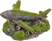 Decoratie Kozma Donkerbruin Groen Vliegtuig