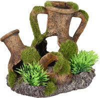 Decoratie Kozma Bruin Groen Kruik Plant